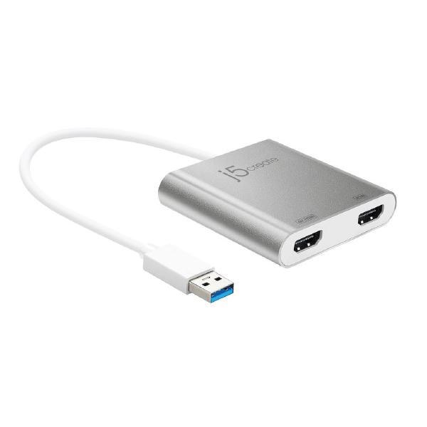 J5create Jua365 Usb 3.0 To Dual Hdmi Multi-Monitor Adapter