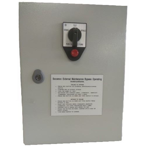 Socomec Mbs40a11 Maintenance Bypass Switch For Itys 6-1kVA , Wall Mount.