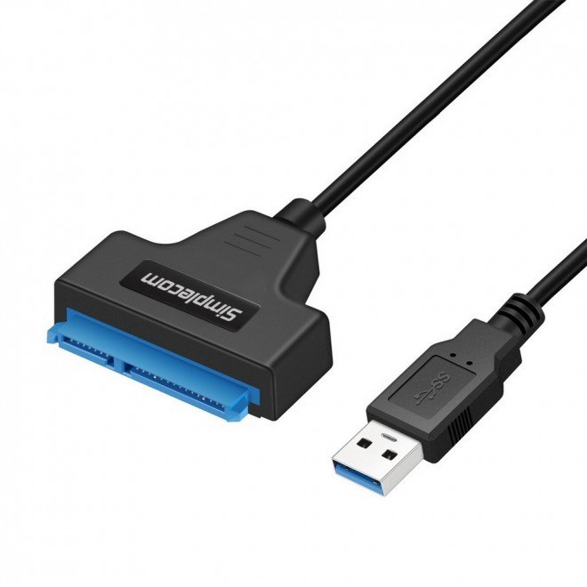 Simplecom Sa128 Usb 3.0 To Sata Adapter Cable For 2.5' SSD/HDD