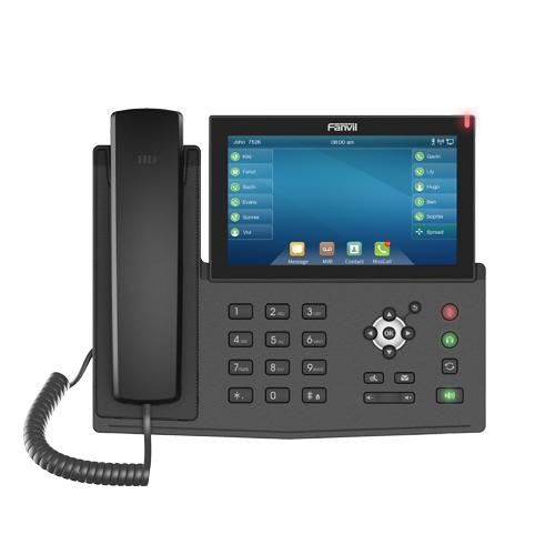 Fanvil X7 Ip Phone, 7' Touch Colour Screen, Built In Bluetooth, Supports Video Calls, Upto 128 DSS Entires, 20 Sip Lines, Dual Gigabit