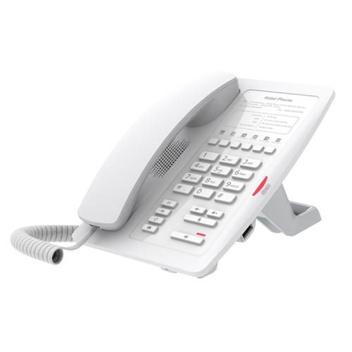 Fanvil H3 Hotel Ip Phone - No Display, 1 Line, 6 X Programmable Buttons, Dual 10/100 Nic - White