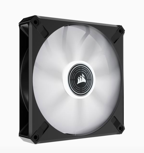 Corsair ML Elite Series, ML140 Led Elite, 140MM Magnetic Levitation White Led Fan With AirGuide, Single Pack