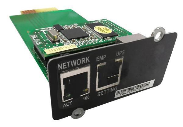 Ion F16, F18 SNMP/Web Adaptor (Can Have Optional F-Emp Sensor) (Box Damaged)