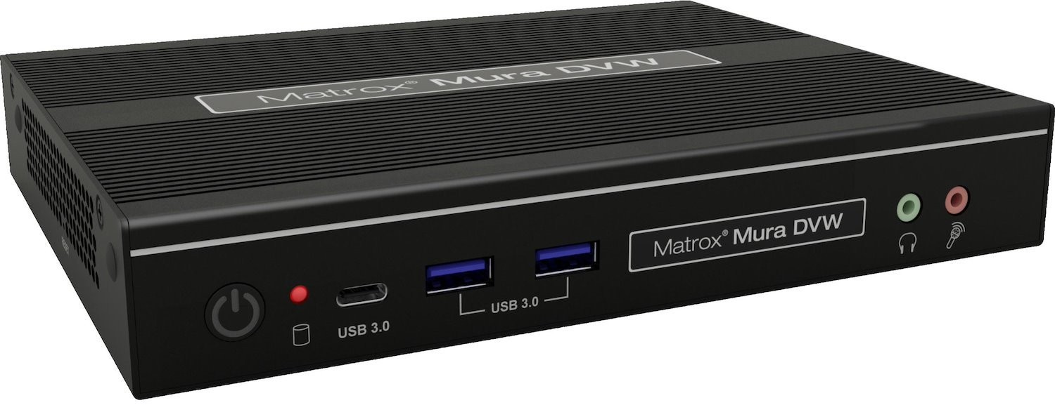 Matrox Mura DVW Quad 4K Ip Distributed Video Wall Appliance, 4X Hdmi, 5X Usb 3.0, 2X RJ45 Lan, 2 YR WTY