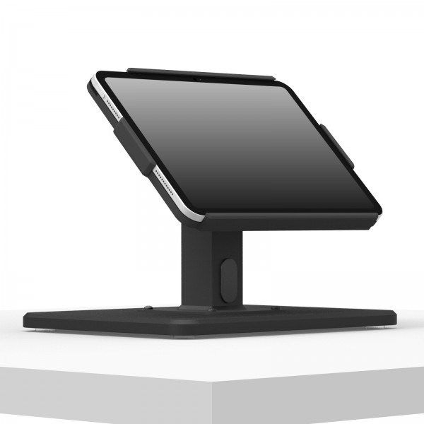 VidaMount 11" iPad (A16) | 10.9" iPad 10th Gen Black Open Enclosure w. Portable 360 Rotate & Tilt Surface Stand