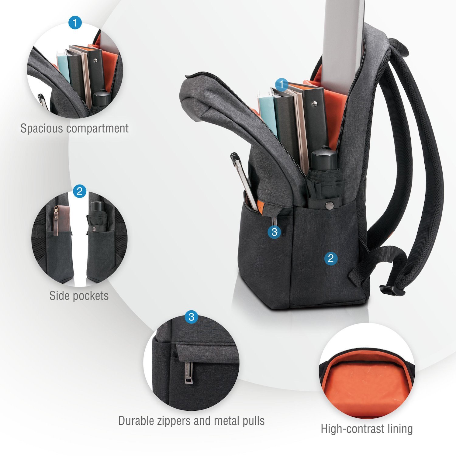 Everki Ekp106 Laptop Backpack, Up To 15.6-Inch - Light And Carefree