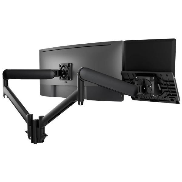 Atdec Awms-2-Nd13 Laptop-Monitor Combo Mount On 135MM Post. Max Load: 8KG, F-Clamp Desk Fixing, Vesa Up To 100X100. Black