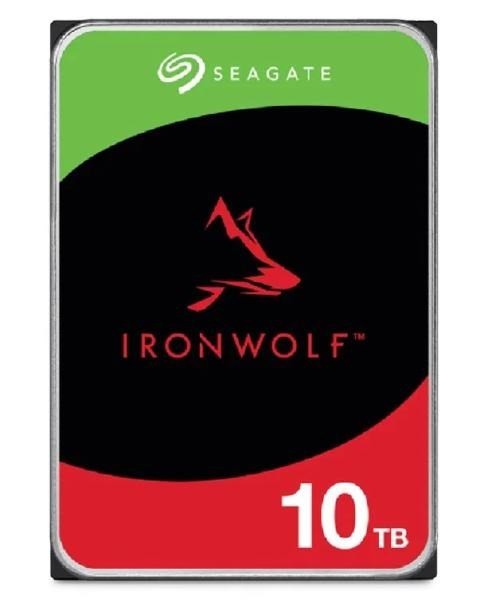 Seagate IronWolf Nas 10TB HDD 3.5" Internal Sata Nas HDD, 7200 RPM, 3 Year Warranty