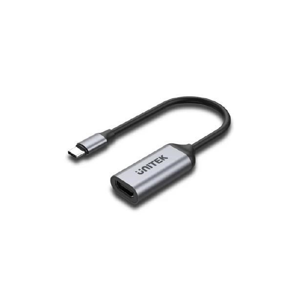 Unitek Usb-C To Hdmi 4K Adapter 60Hz, Plug And Play, Grey, Unitek Gift Box