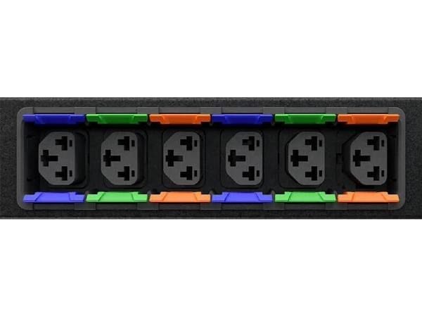 Vertiv Geist F0144849 Basic 1U Pdu, 16A, 230V, 1U, 12X Locking Iec C13/C19 Combination Outlets, 3M C20 Cable