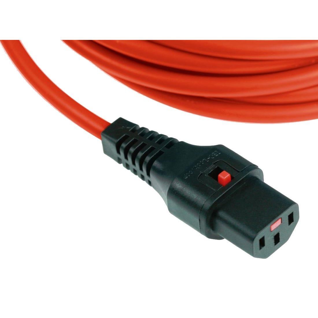 4Cabling 2M Lockable Iec C13 To Iec C14 Cable