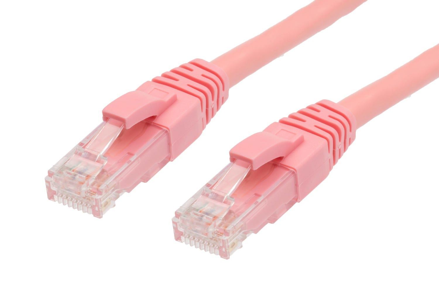 4Cabling 50M RJ45 Cat6 Ethernet Network Cable | Pink