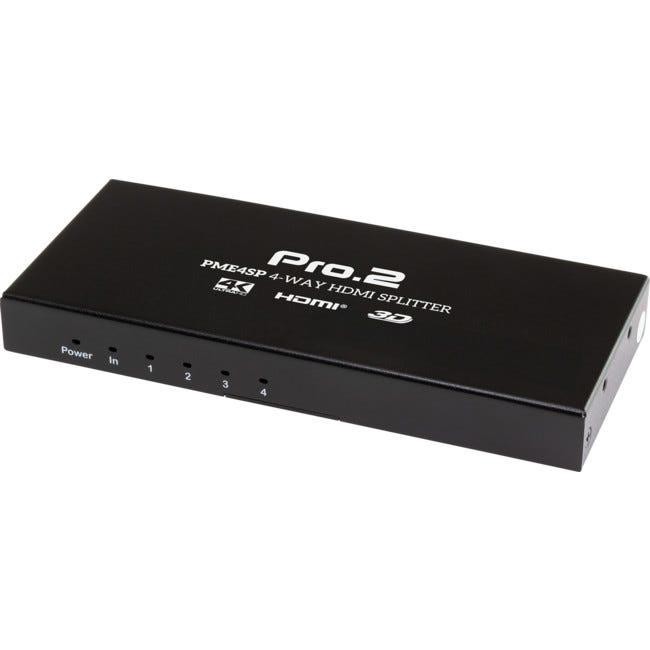 Pro2 4 Way Hdmi Splitter 1 In 4 Out