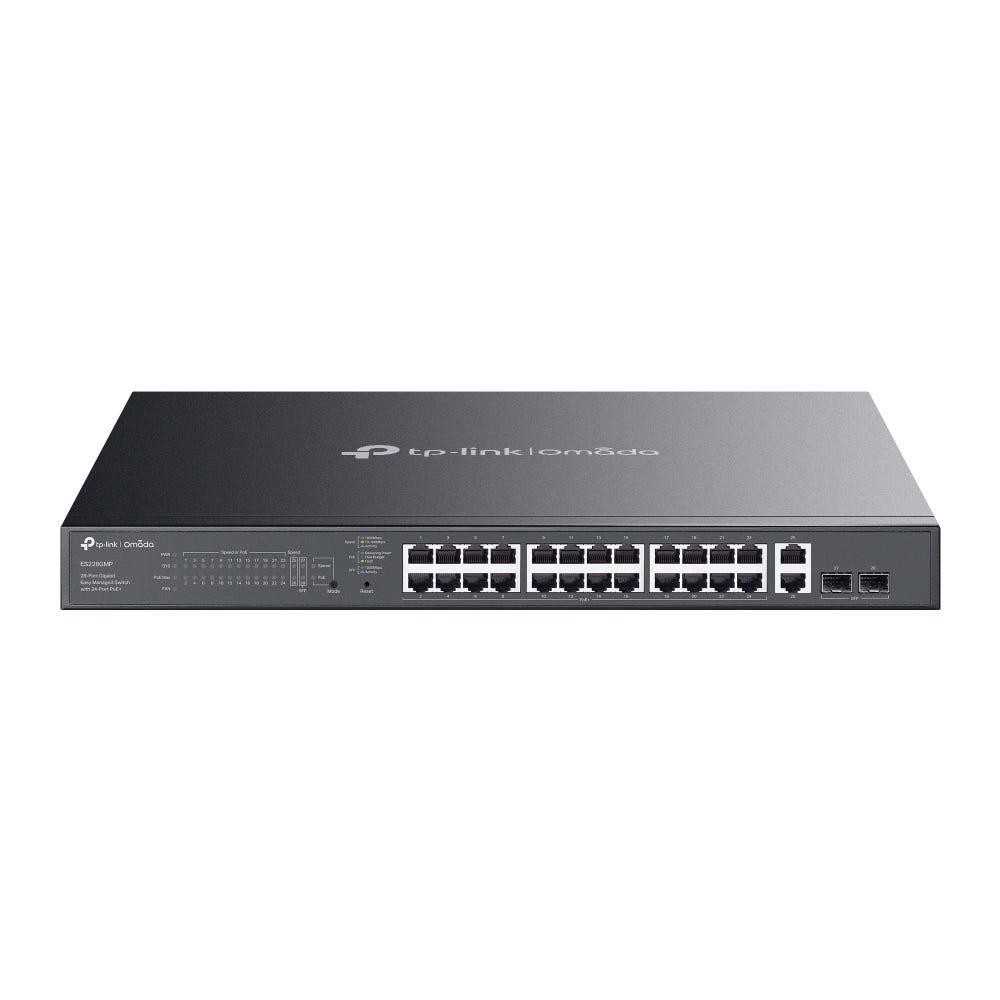 TP-Link | Es228gmp | Omada 28 Port Gigabit Easy Managed Switch With 24 Port PoE+