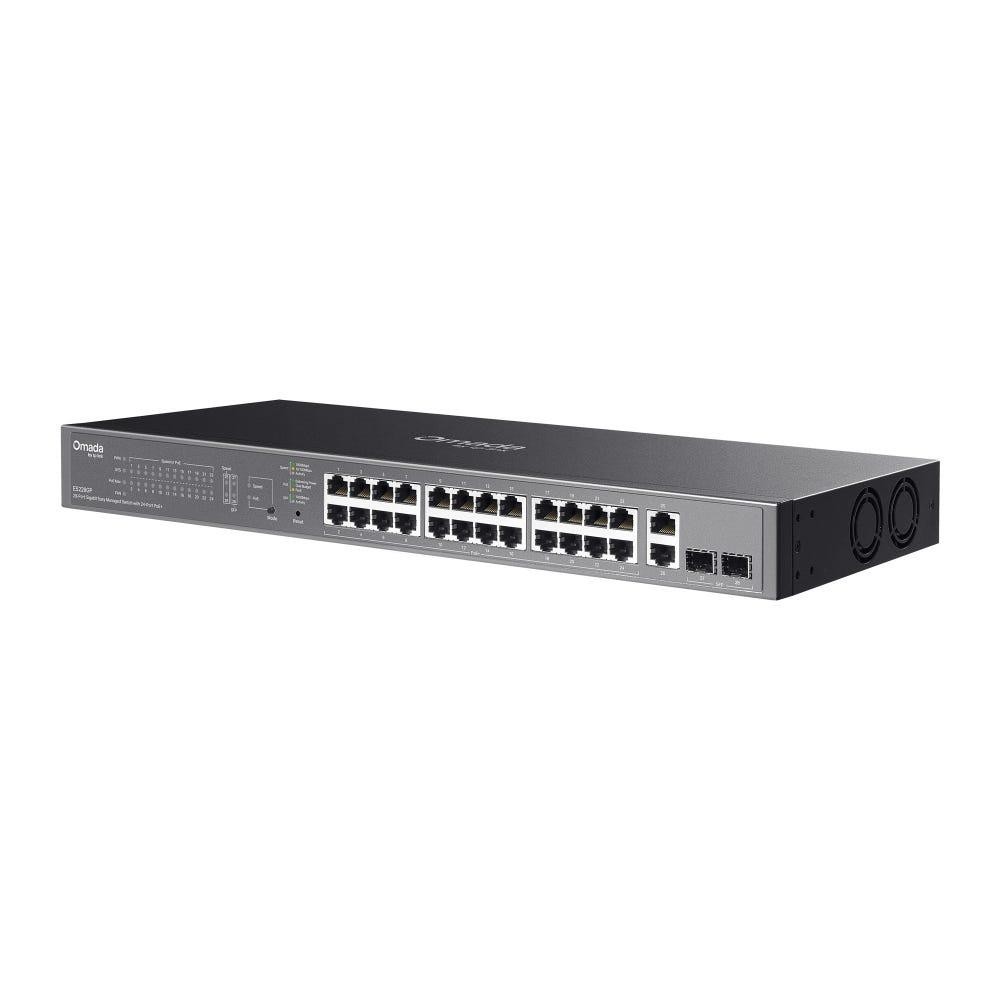 TP-Link | Es228gp | Omada 28 Port Gigabit Easy Managed Switch With 24 Port PoE+