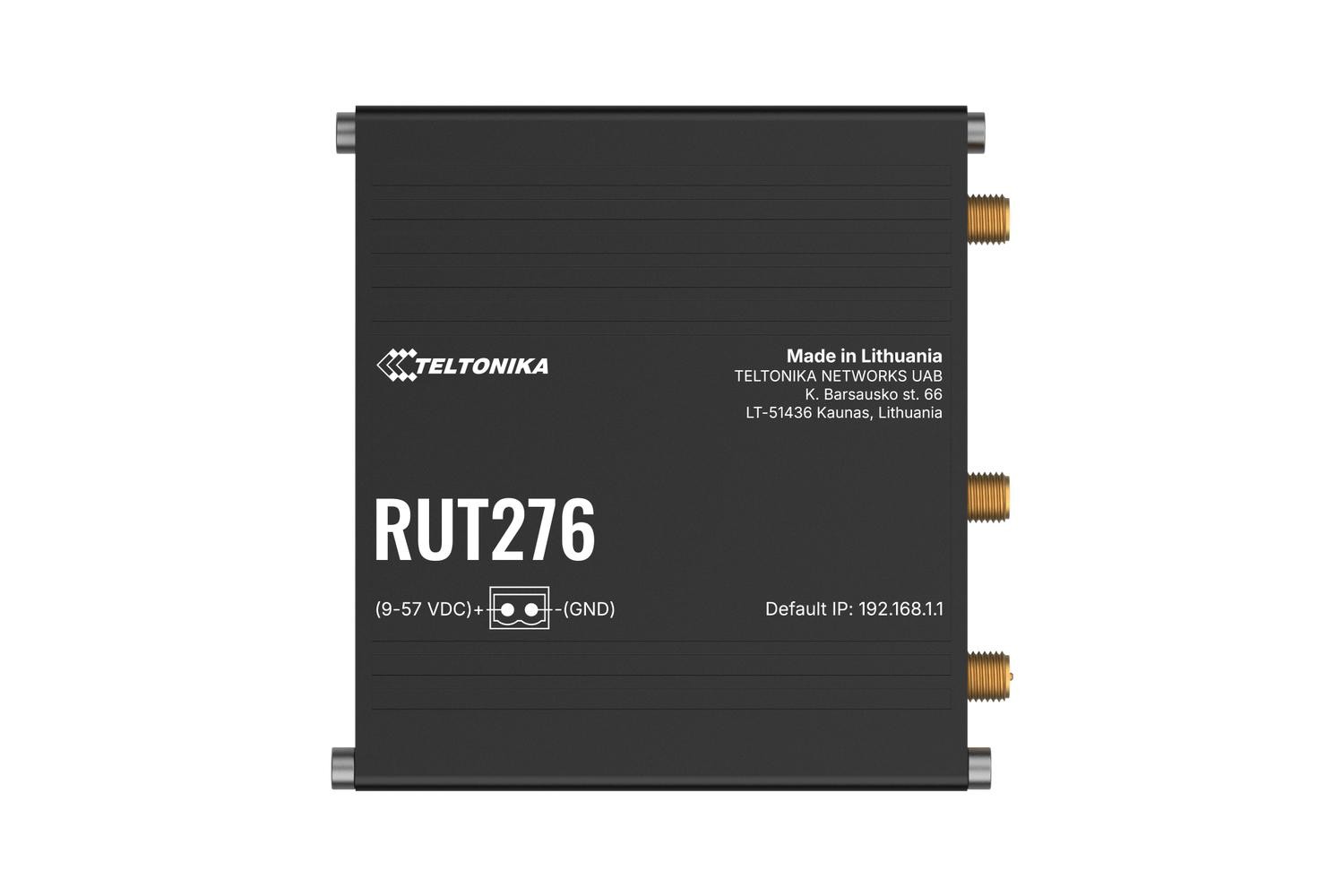 Teltonika | Rut276 | Dual Sim Redcap 5G Compact Industrial Router ** Psu Not Included **