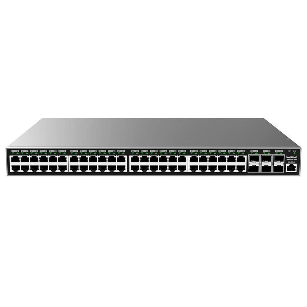 GrandStream | GWN7806 | Enterprise Layer 2+ Managed Network Switch, 48 X GigE, 6 X SFP+