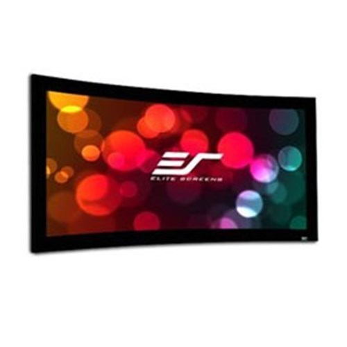 Elite Screens 138 Curved Fixed Frame 2.351 4K Acoustically Transparent Material - Lunette235