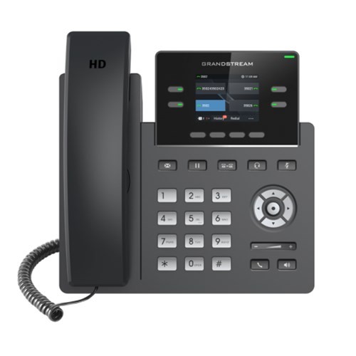 Grandstream 4 Lines 2 Sip Accounts 2.4 In SCRN Colour