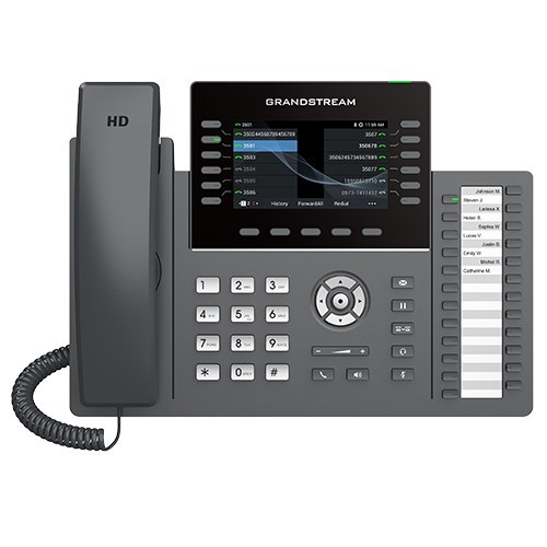 Grandstream 66 Lines Gigabit WF/BT Colour Screen 24 Paper Based BLF Keys