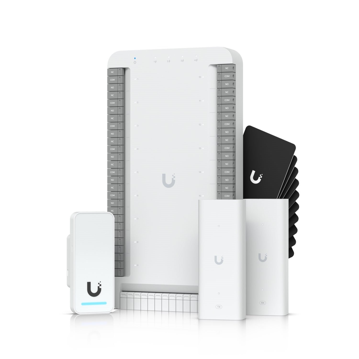 Ubiquiti Elevator Starter Kit, UA-SK-Elevator, PoE++ , Up/Down/Stop/Full/Door Open, Close/5 Car Position,1 Emergency, Floor Selection Up18 Flooors
