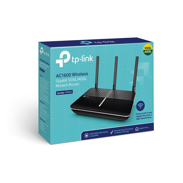 TP-Link Archer VR600 - Ac1600: Wireless Gigabit Vdsl/Adsl Modem Router