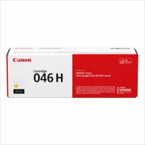 Canon 046 H Original High Yield Laser Toner Cartridge - Yellow Pack