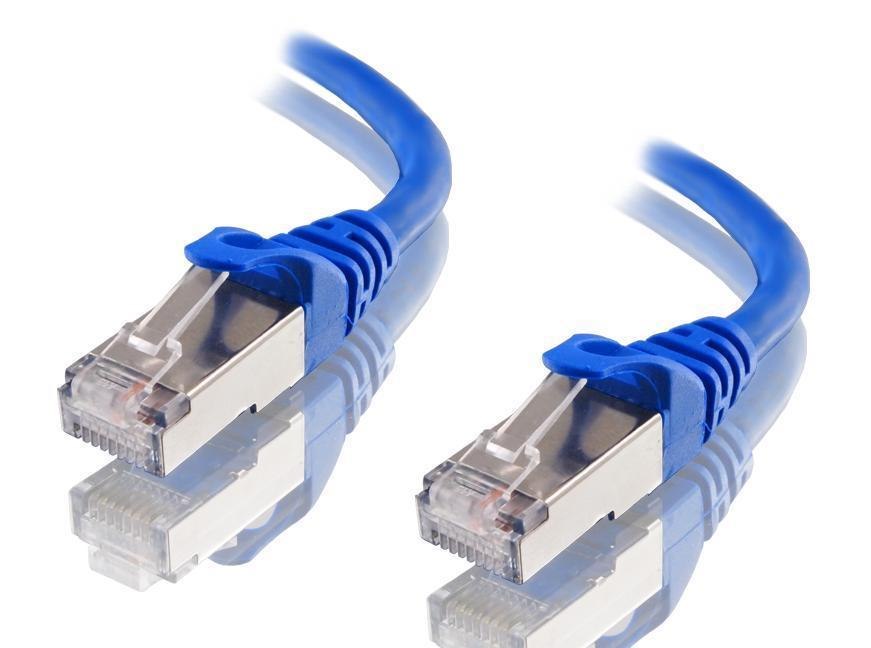 Astrotek Cat6a Shielded Ethernet Cable 40M Blue Color 10GbE RJ45 Network Lan Patch Lead S/FTP LSZH Cord 26Awg