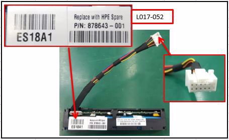  HPE 96W Smart Storage Battery with 145mm Cable for DL/ML/SL Servers (727258-B21 / P01366-B21 / 878643-001 / 871264-001) 