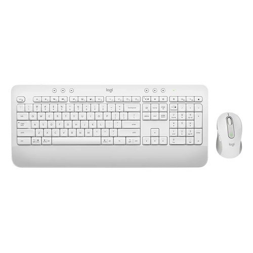 Logitech MK650 Wireless Keyboard And Mouse Combo,Bolt Receiver,White - 3YR WTY