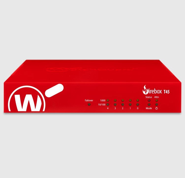 WatchGuard Firebox T45 With 1-YR Standard Support