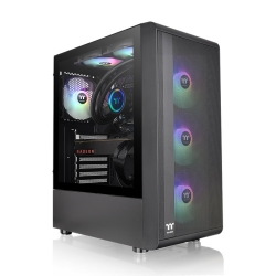 ThermalTake THM Cas S200-Tempered-Glass-Black