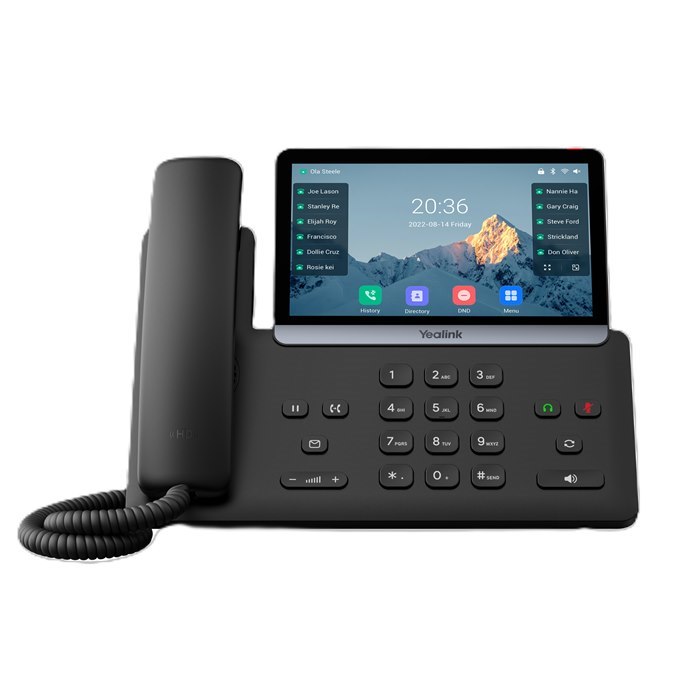 Yealink Sip-T77u Ip Phone, 7' Touchscreen, 16 Sip Accounts, Dual Usb, HD Voice, PoE, Linux 6.1, Tee Encryption