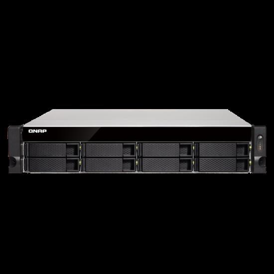 Qnap Ts-832Xu-4G, 8 Bay Nas (No DISK),4GB,AL-324,USB,GbE(4),10GbE Sfp+(2),2U,2Yr.