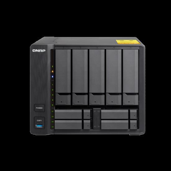 Qnap TS-932X-2G,5+4 Bay Nas (No DISK),2GB,AL-324,GbE(2),10GbE SFP+(2),TWR,2YR