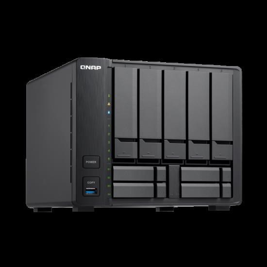 Qnap TS-963X-2G,5+4 Bay Nas (No Disk),2Gb,Amd GX-420MC,GbE(1),10GbE(1),TWR,2YR