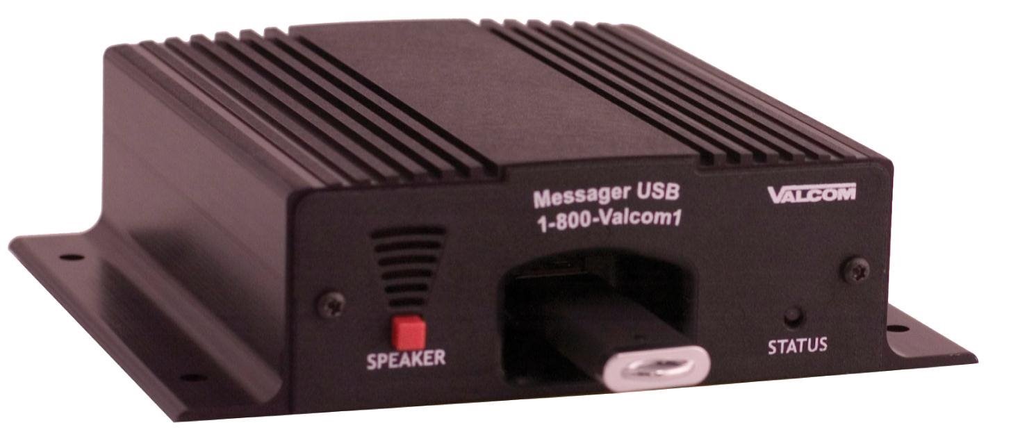 Valcom Moh Messager Usb Message-On-Hold System