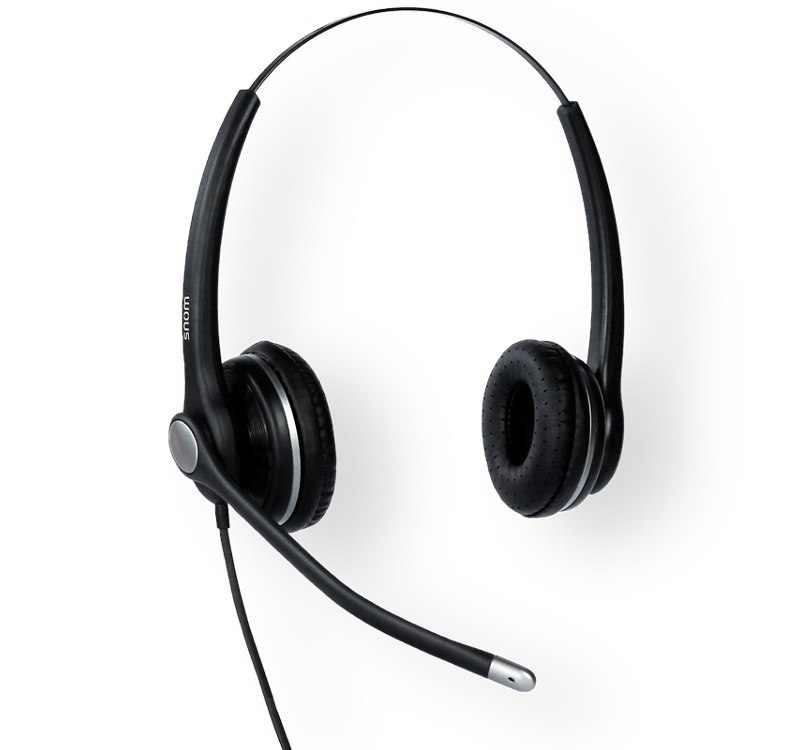 Snom A100d Wired Binural Headset With QD RJ9