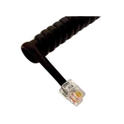CableSys Gcha444006-Ffb / 6' Flat BK Handset Cord