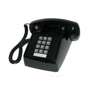 Cortelco 250000-Vba-27M Desk W/ Message - Black