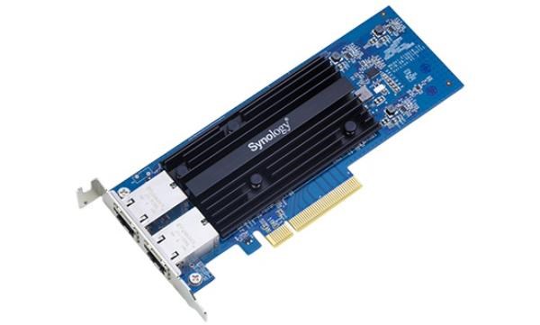 Synology E10g18-T2 10Gbe Dual Ethernet Adapter Card With RJ-45 Connectors.