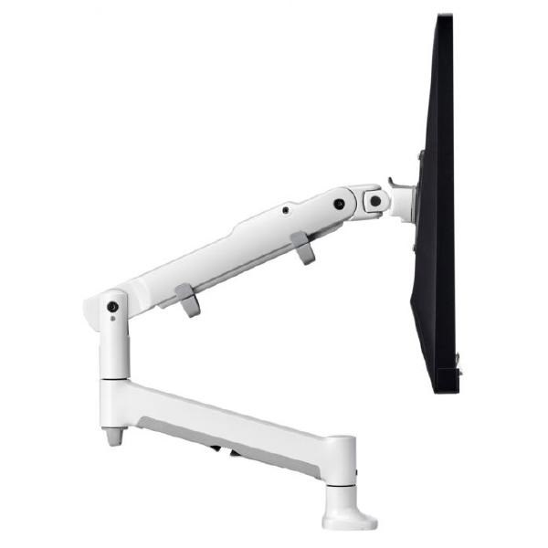 Atdec Awm Single Monitor Arm Solution - 618MM Dynamic Arm - 0-9 KG - Single Base - Grommet Clamp - White