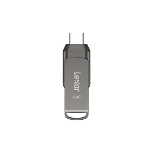 Lexar JumpDrive D400 64GB BL Titanium Usb 3.1 Type-C, Up To 100MB/s Read