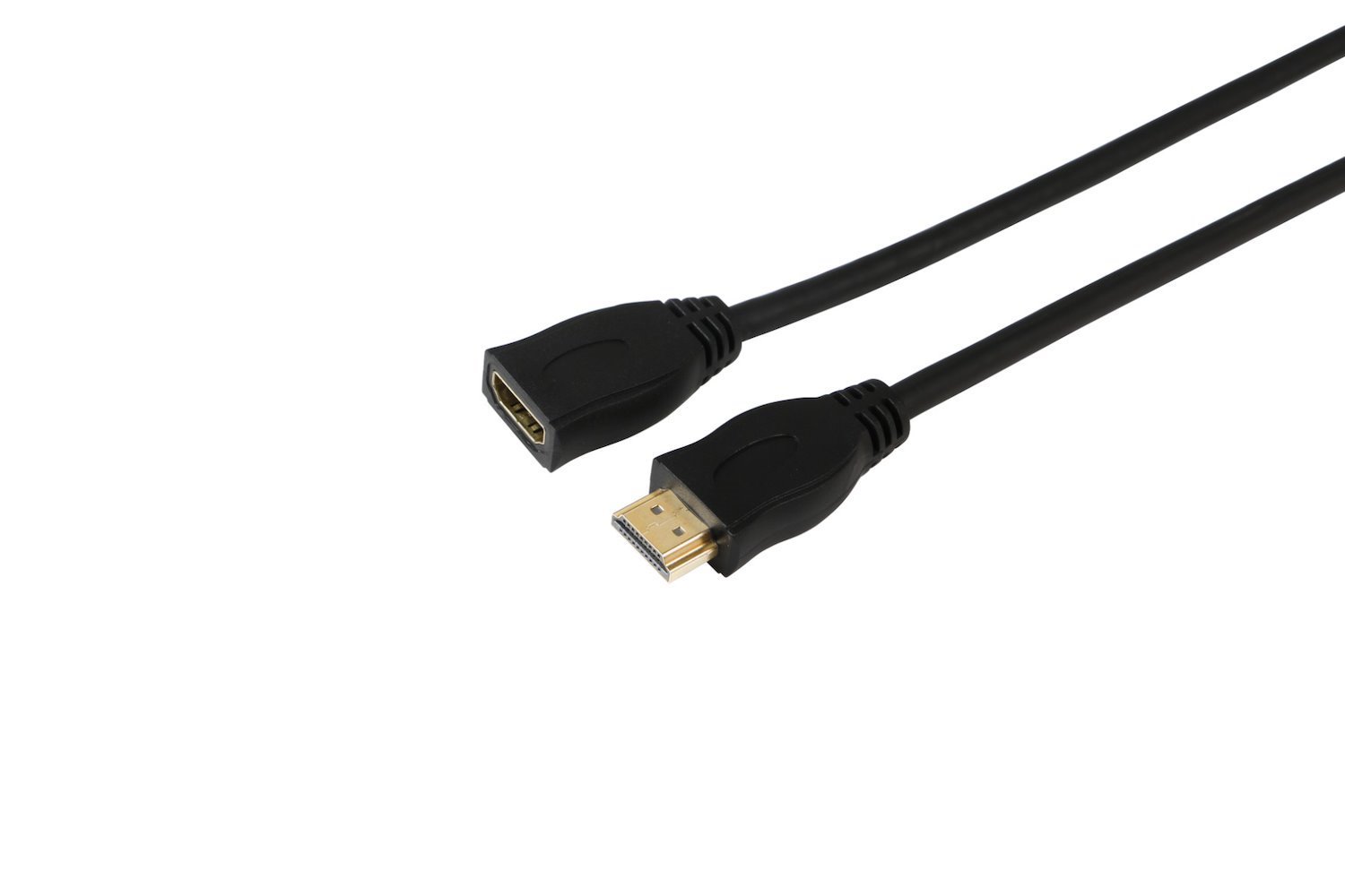 4Cabling 2M Premium High Speed Hdmi® Extension Cable M-F | Supports 4K@60Hz As Specified In Hdmi 2.0