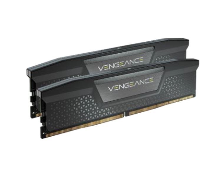 Corsair Vengeance DDR5, 5600MHz 64GB 2x32GB Dimm, Unbuffered, 40-40-40-77, STD Pmic, XMP 3.0, Black Heatspreader, Black PCB, 1.25V