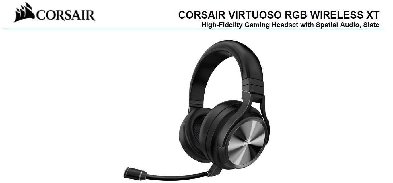 Corsair Virtuoso RGB Wireless XT Headset