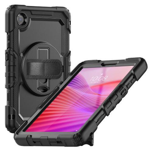 Usp Rugged Samsung Galaxy A11/ Tab A9 (8.7') Case Black - Built-in-Kickstand, Hand & Shoulder Strap, DropProof, 3 Years Warranty