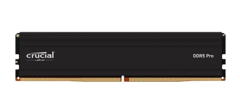 Crucial Pro 32GB (1x32GB) DDR5 Udimm 5600MHz CL46 Black Heat Spreader Support Intel XMP Amd Ryzen Desktop PC Gaming Memory