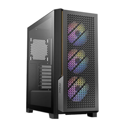 Antec P20C Argb, Atx, E-Atx, High Airflow, Usb-C, Cable Management, 4X HDD/SSD , 375MM Gpu, 170MM Cpu, 3X Argb PWM 12CM,Fan Control, Case (LS)