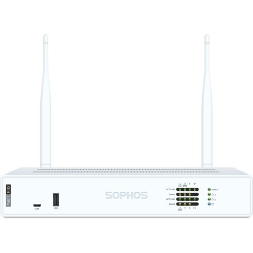 Sophos XGS 108W Security Firewall Appliance, Desktop, Wi-Fi 6, FW 12.5G, TP 2.5G, VPN 8.25G, 6x2.5GbE, 1xSFP.